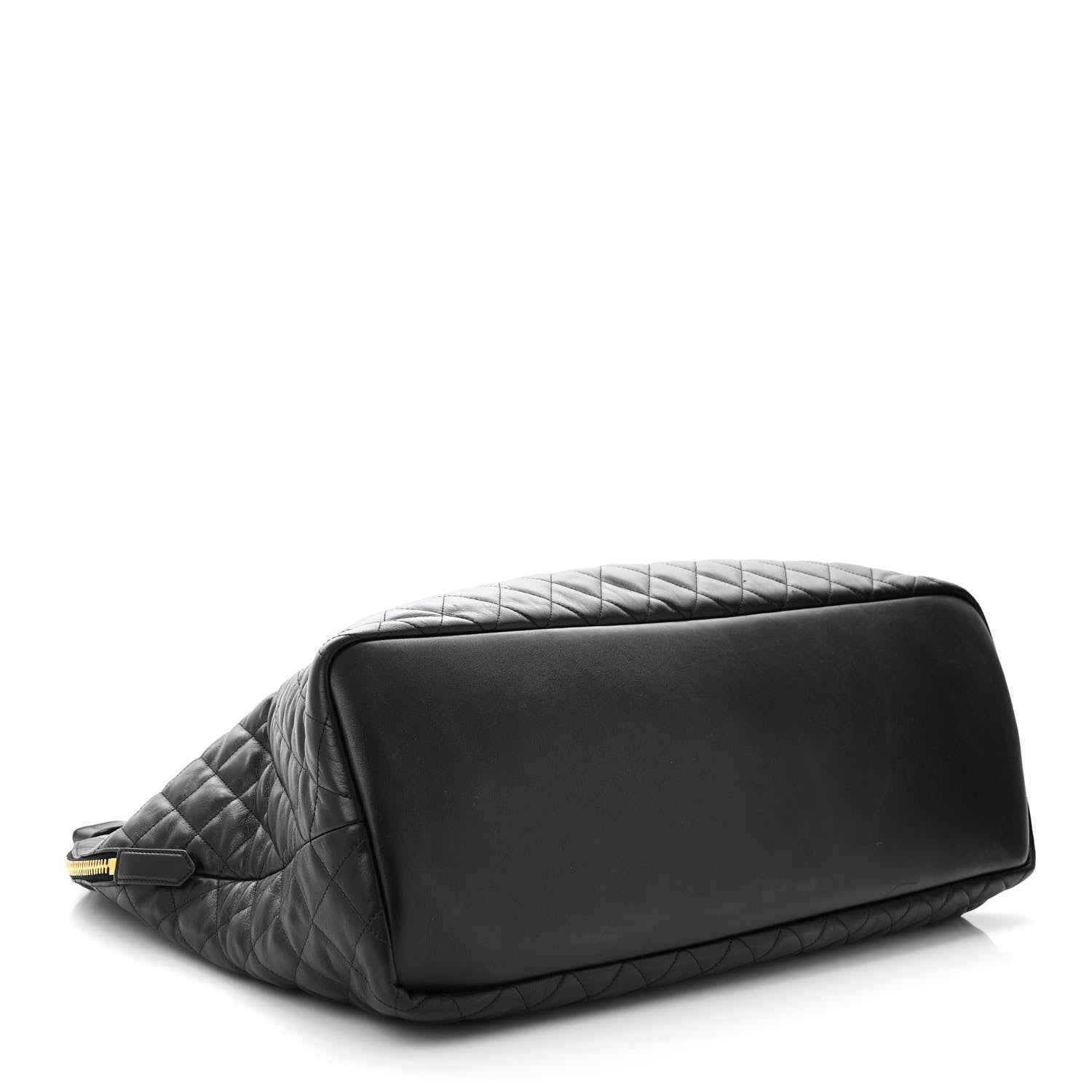 Saint Laurent Calfskin Quilted ES Giant Travel Bag Black 4 of 10