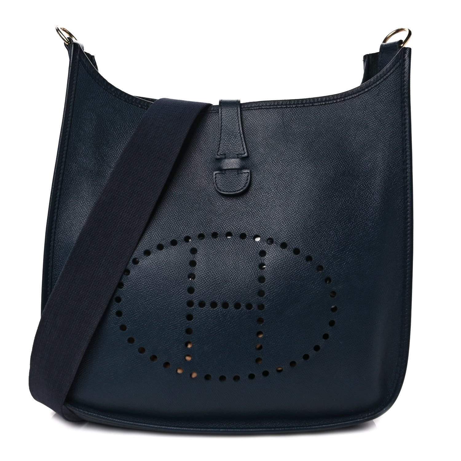 Hermes Courchevel Evelyne GM Bleu Marine 1 of 8