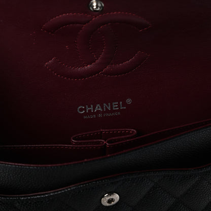 Chanel Caviar Quilted Medium Double Flap Black 8 of 11