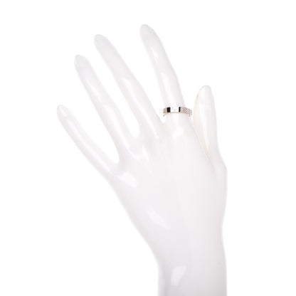 Cartier 18K White Gold 3.5mm LOVE Wedding Band Ring 54 6.75 2 of 5