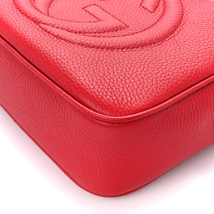 Gucci Pebbled Calfskin Small Soho Disco Bag Tabasco Red 11 of 11