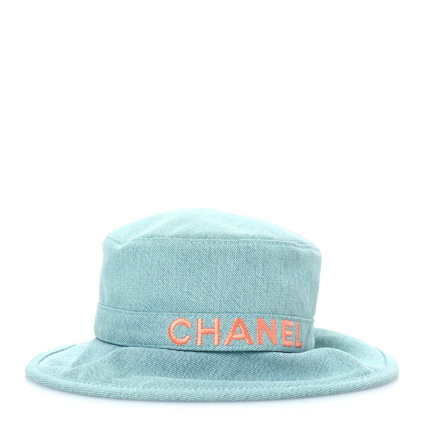 Denim Logo Bucket Hat S Light Blue