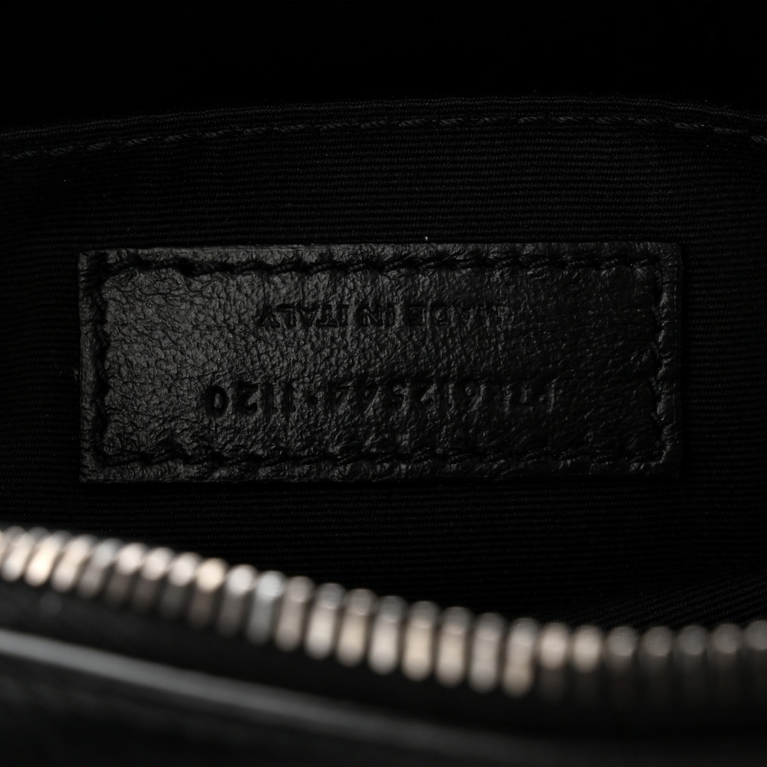 Saint Laurent Calfskin Matelasse Monogram Lou Camera Bag Black 7 of 10