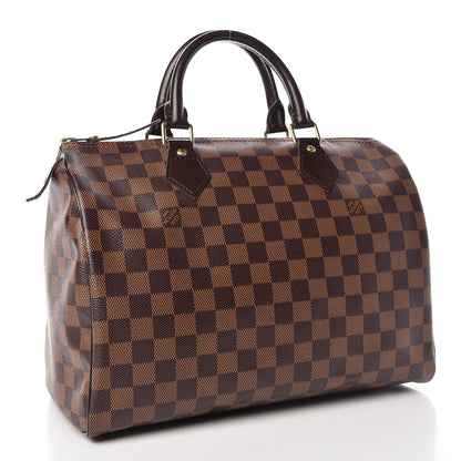 Louis Vuitton Damier Ebene Speedy 30 3 of 10
