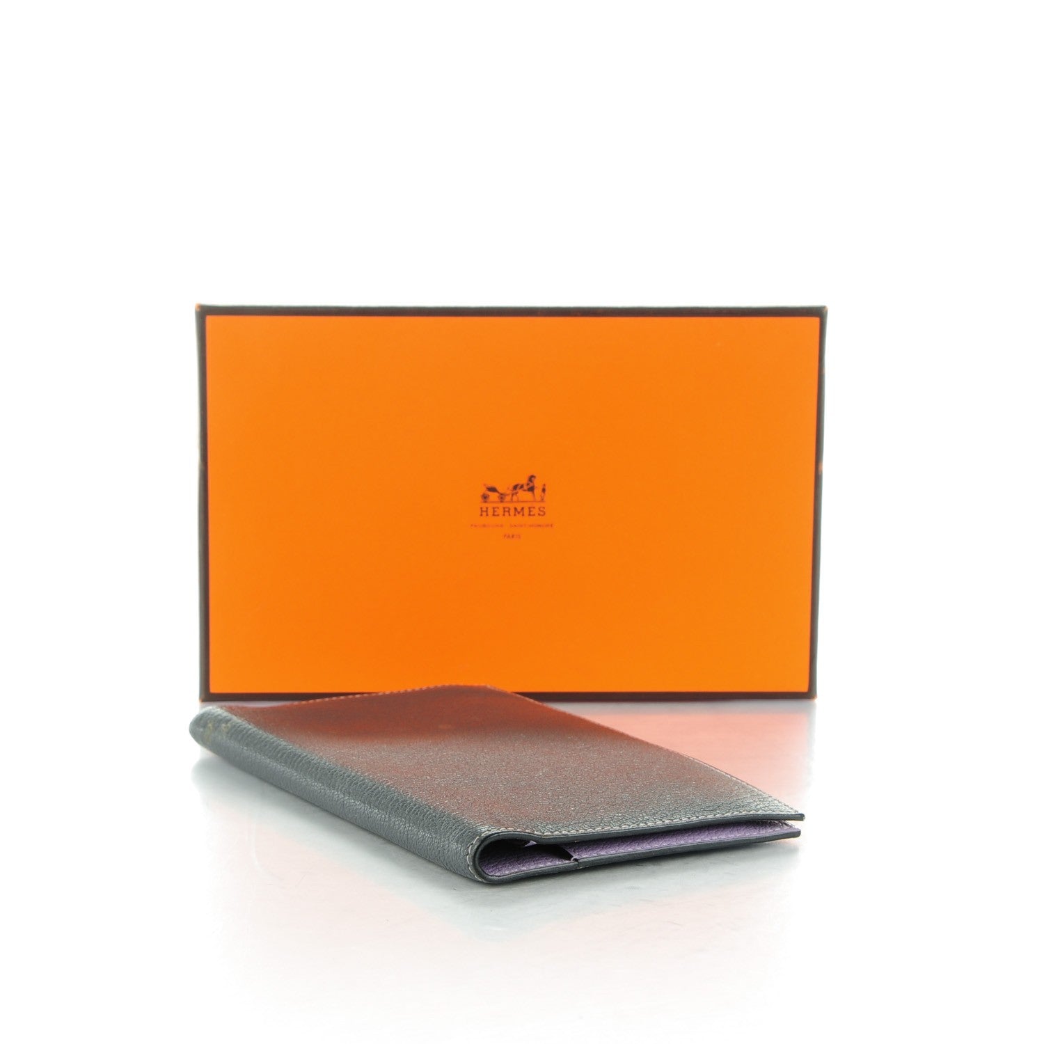 Hermes Chevre Mysore Vision II Agenda Cover Ardoise Lilac 5 of 7