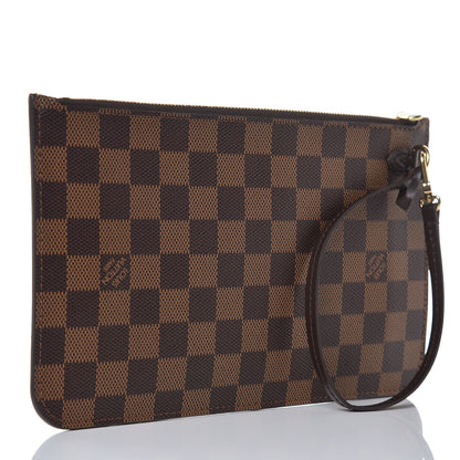 Louis Vuitton Damier Ebene Neverfull MM GM Pochette 3 of 7