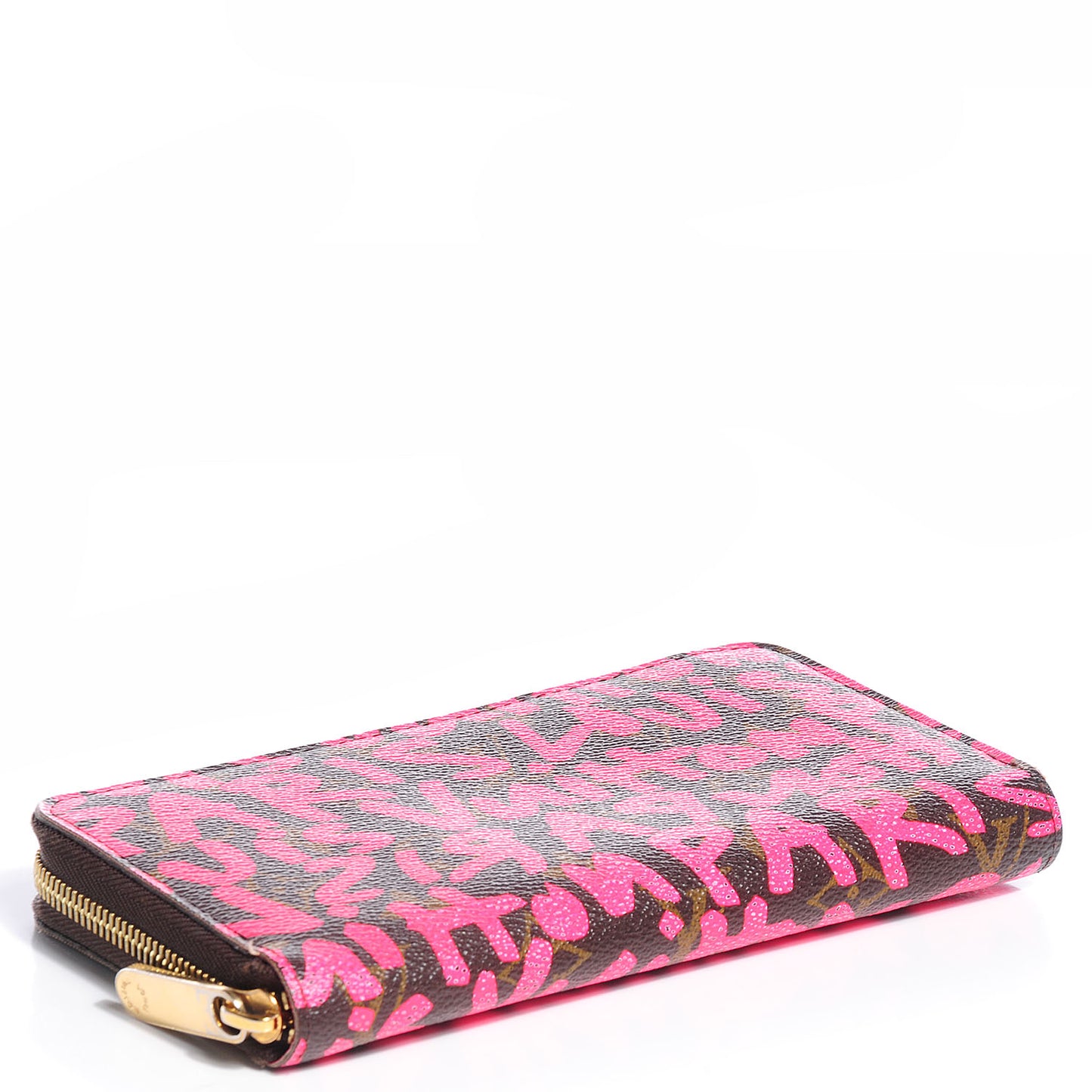 Monogram Graffiti Zippy Wallet Fuchsia