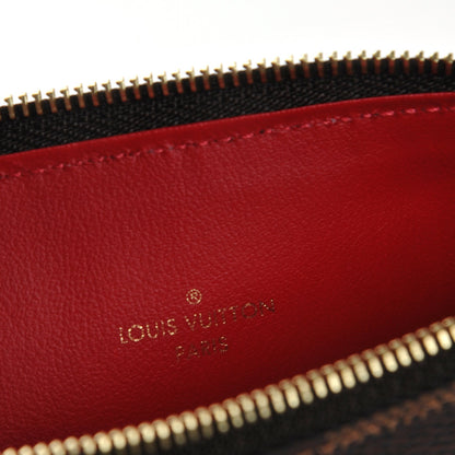 Louis Vuitton Damier Ebene Felicie Chain Wallet Zippered Insert 6 of 6