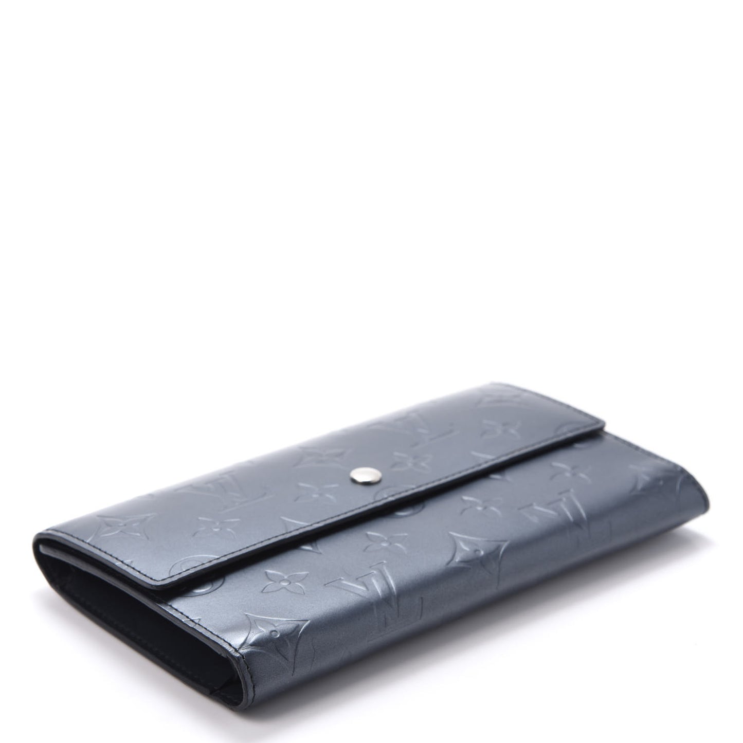 Mat Monogram Porte Tresor International Wallet Blue
