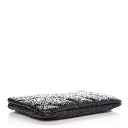 Chanel Caviar Quilted Small Cosmetic Case Black 4 of 8