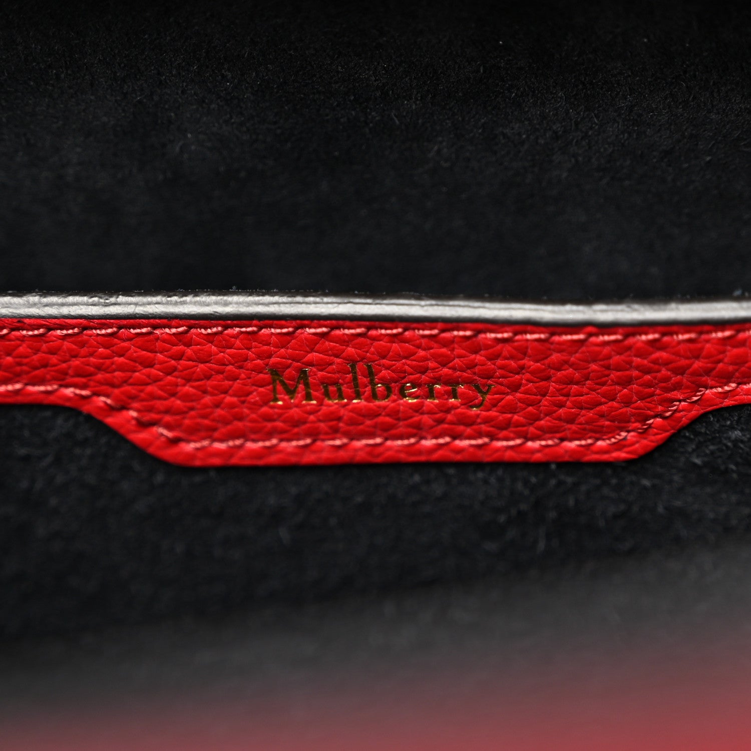 Mulberry Classic Grain Calfskin Small Bayswater Zip Tote Scarlet 5 of 9