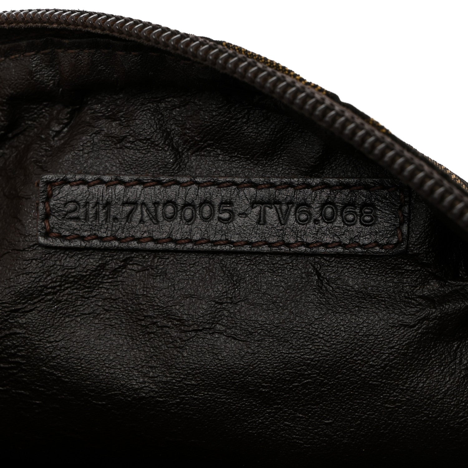 Fendi Zucca Cosmetic Case Tobacco 6 of 7