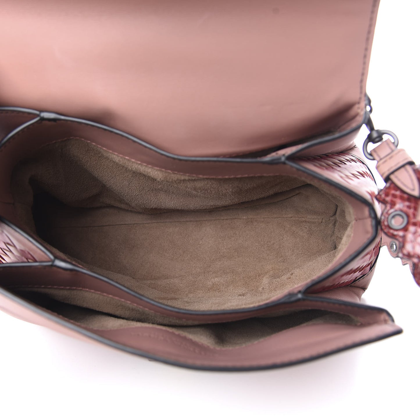 Nappa Ayers Small Piazza Bag Deco Rose Baccara Rose Black