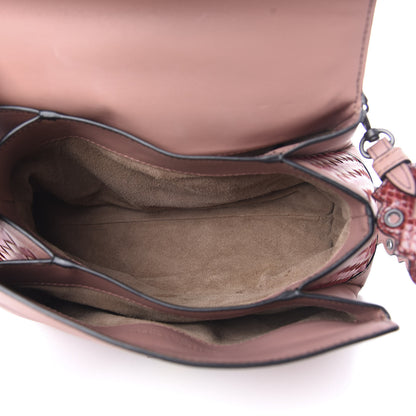 Bottega Veneta Nappa Ayers Small Piazza Bag Deco Rose Baccara Rose Black 8 of 13