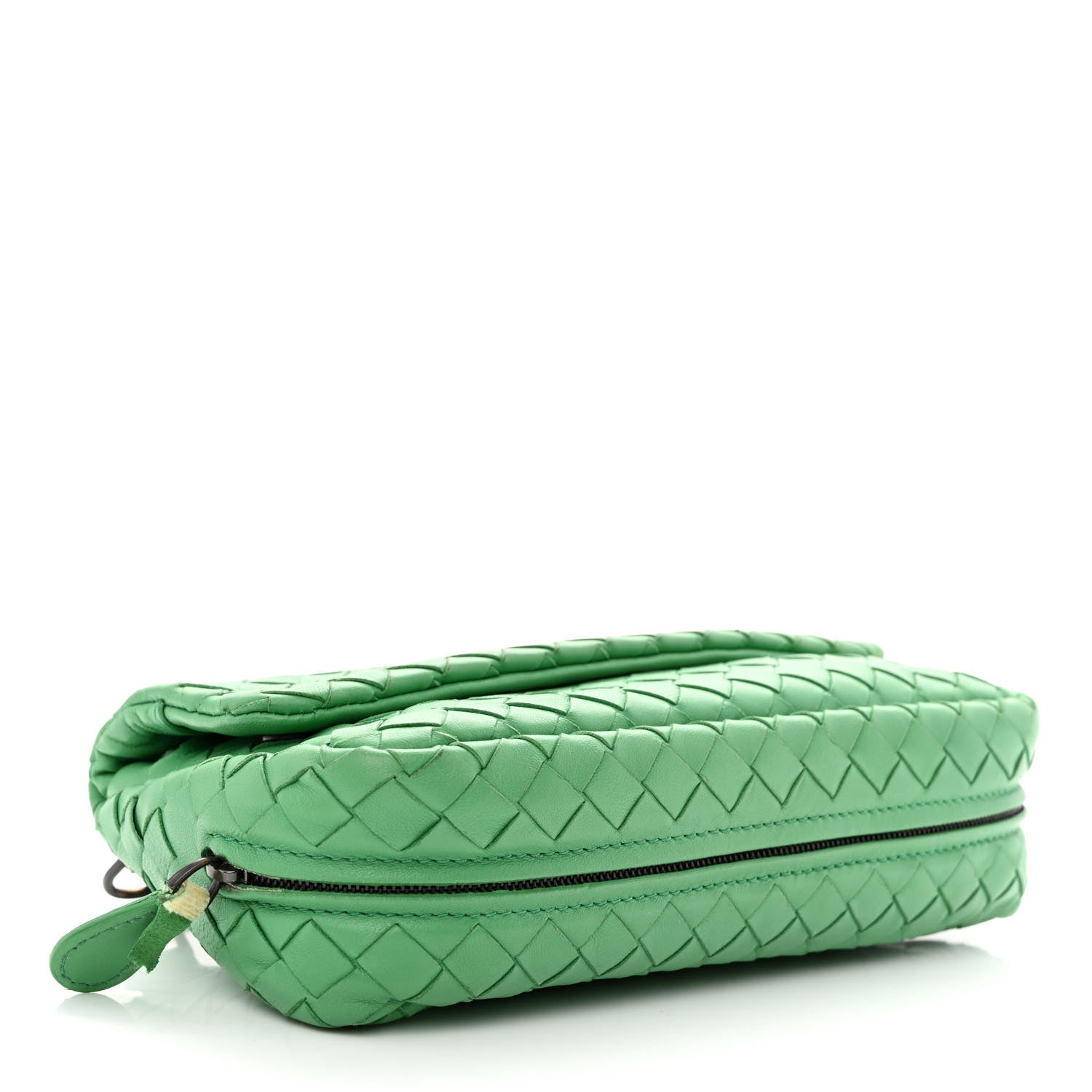 Bottega Veneta Nappa Intrecciato Mini Chain Messenger Green 4 of 14