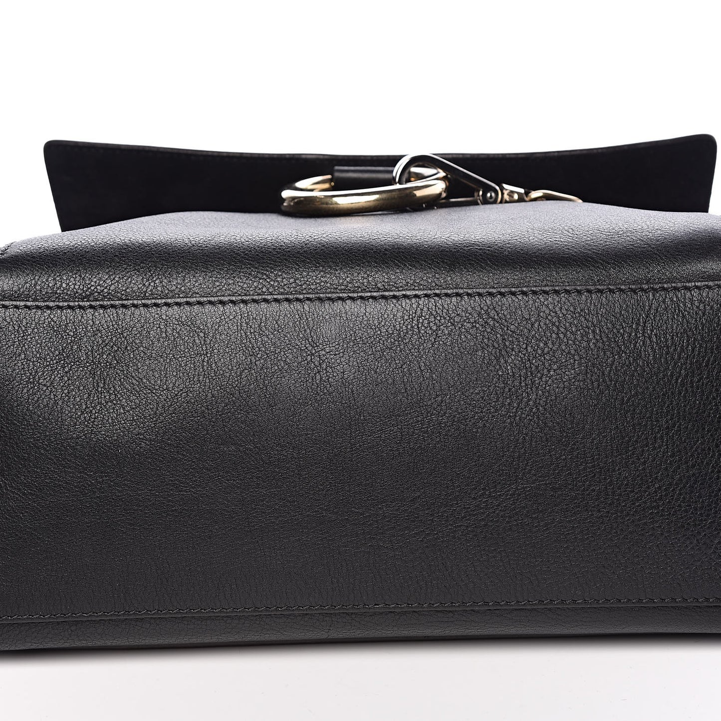 Calfskin Medium Faye Day Shoulder Bag Black
