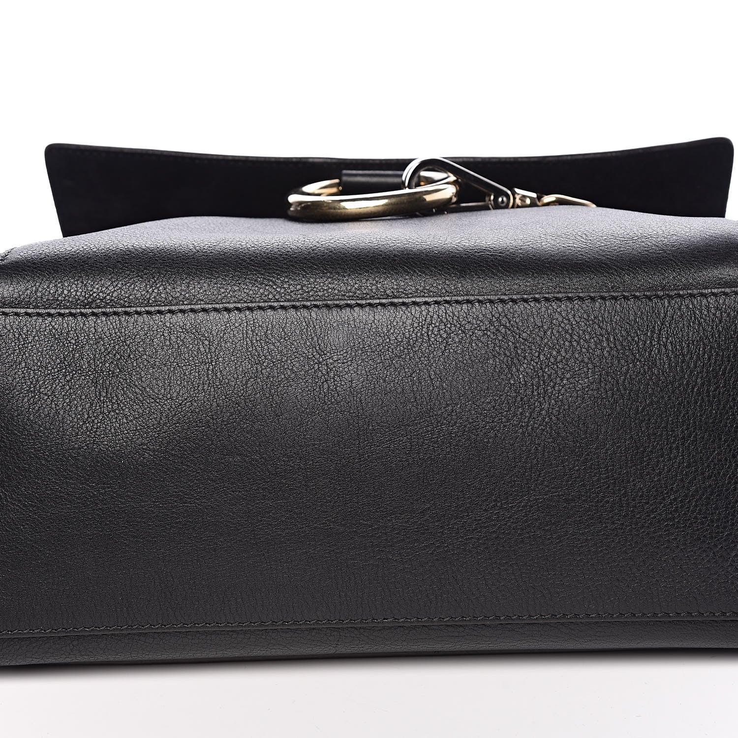 Chloe Calfskin Medium Faye Day Shoulder Bag Black 12 of 13