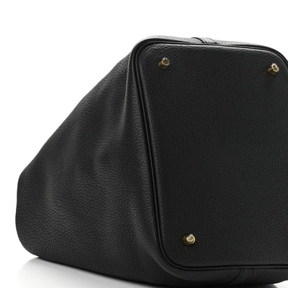 Hermes Taurillon Clemence Picotin Lock 22 MM Black 8 of 10