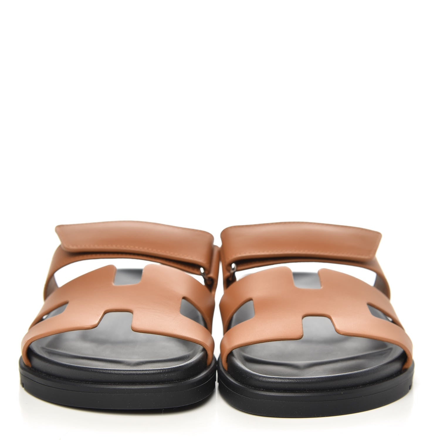 Hermes Calfskin Womens Chypre Sandals 36 Gold 2 of 9