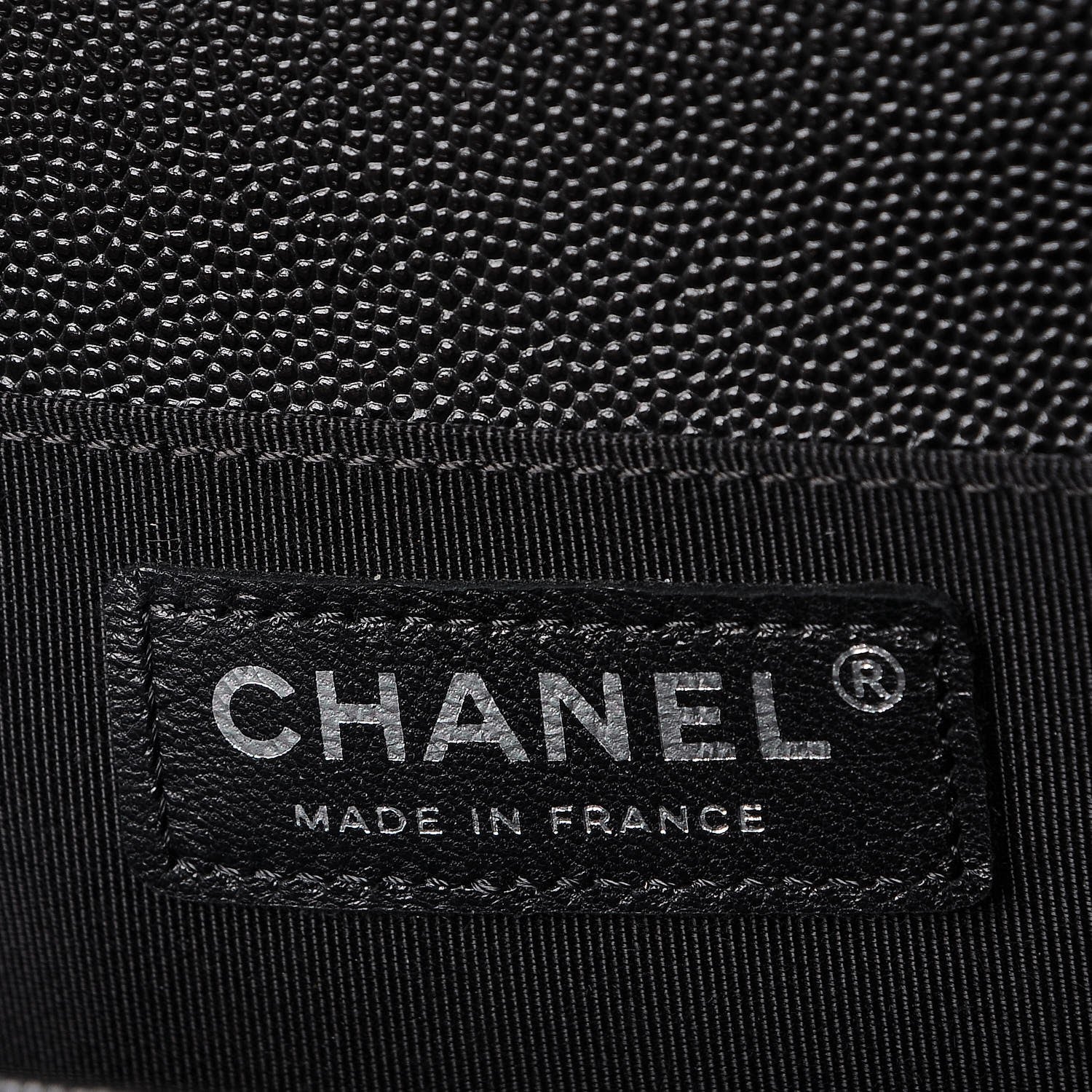 Chanel Caviar Quilted Medium Boy Flap Black 7 of 9