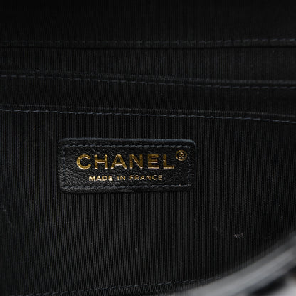 Chanel Patent Small Chevron Single Flap Black 6 of 7