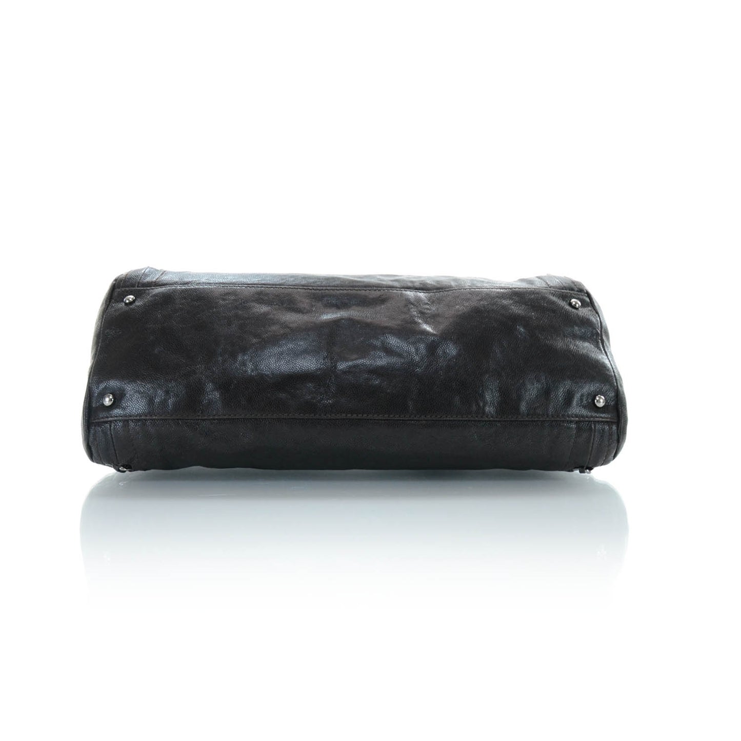 Caviar Modern Chain Tote Dark Brown