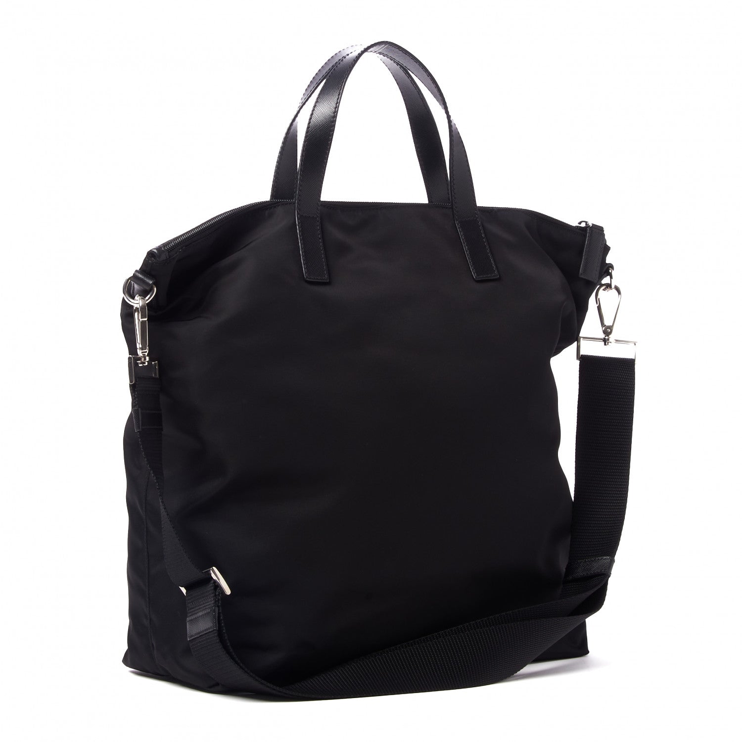 Prada Tessuto Nylon Vela Shopping Tote Black 3 of 9