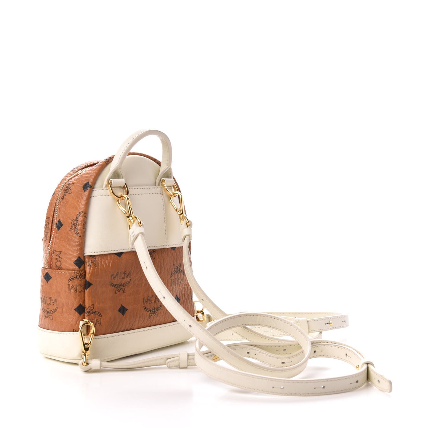 Visetos X-Mini Stark Backpack Cognac White