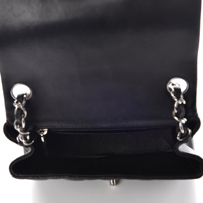 Chanel Lambskin Quilted Mini Square Flap Black 7 of 10