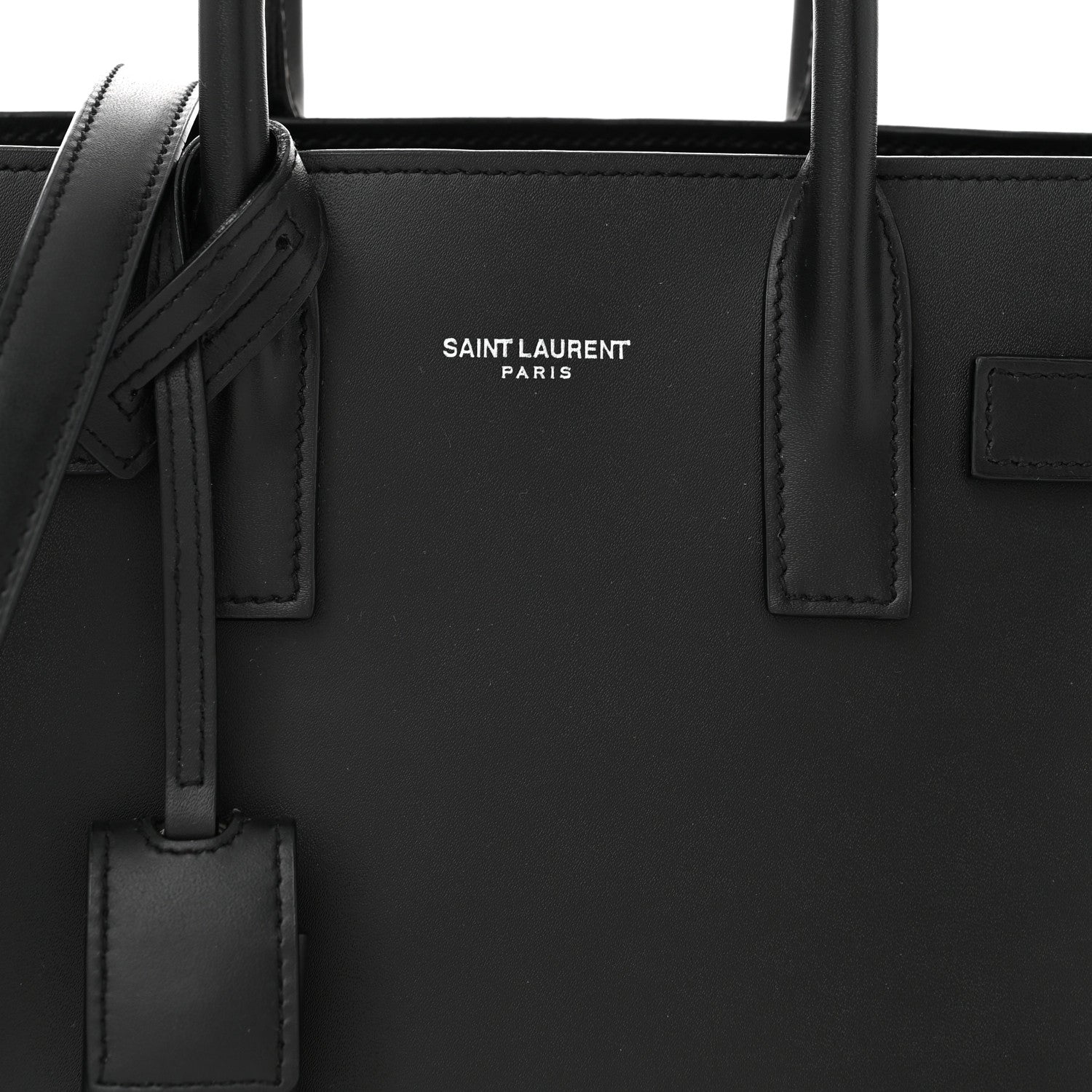 Saint Laurent Calfskin Nano Sac De Jour Black 7 of 9