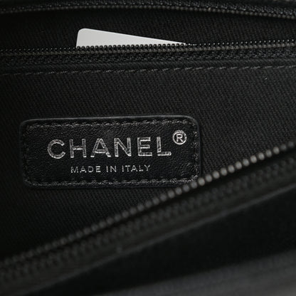 Chanel Caviar Chevron Quilted Small Coco Handle Flap So Black 6 of 11