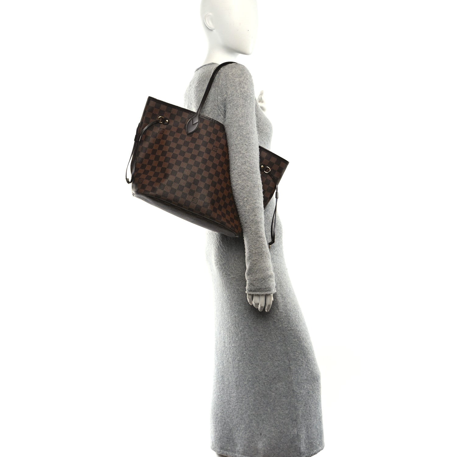 Louis Vuitton Damier Ebene Neverfull MM 2 of 10
