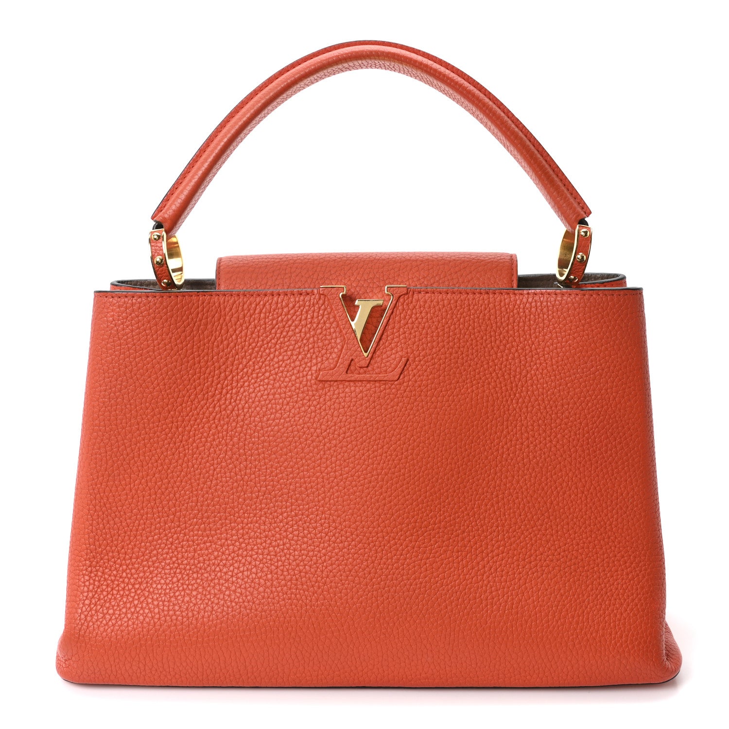 Louis Vuitton Taurillon Capucines MM Clementine 1 of 9