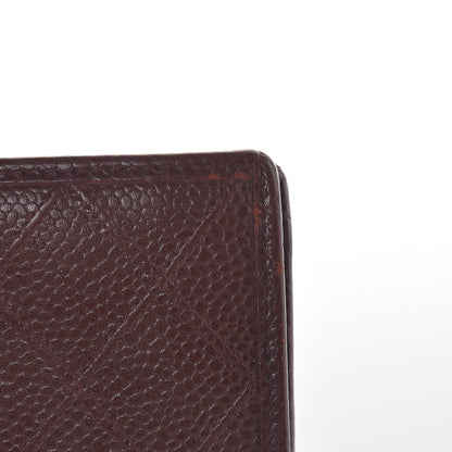 Chanel Caviar Stitched French Wallet Brown 9 of 18