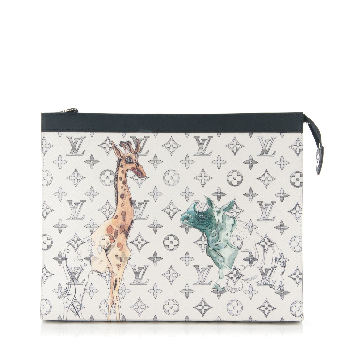 Louis Vuitton Savane Monogram Chapman Pochette Voyage GM Dune 1 of 7