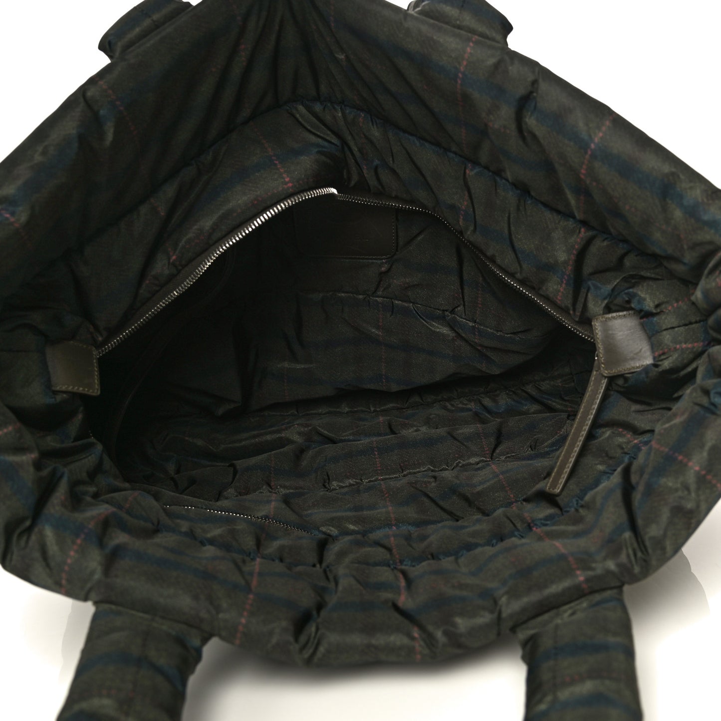 Nylon Quilted Medium Coco Cocoon Tote Khaki