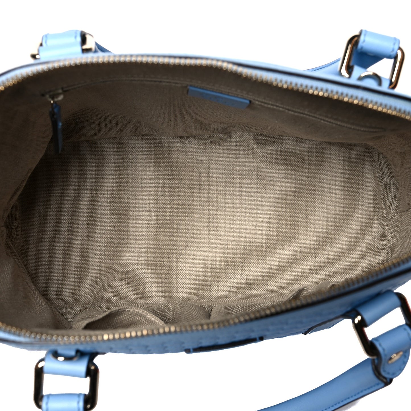 Microguccissima Medium Dome Bag Mineral Blue