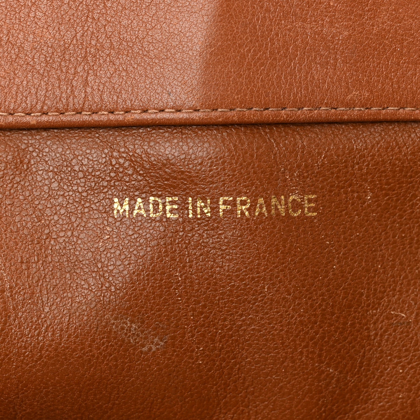 Lambskin Jumbo CC Shoulder Bag Brown