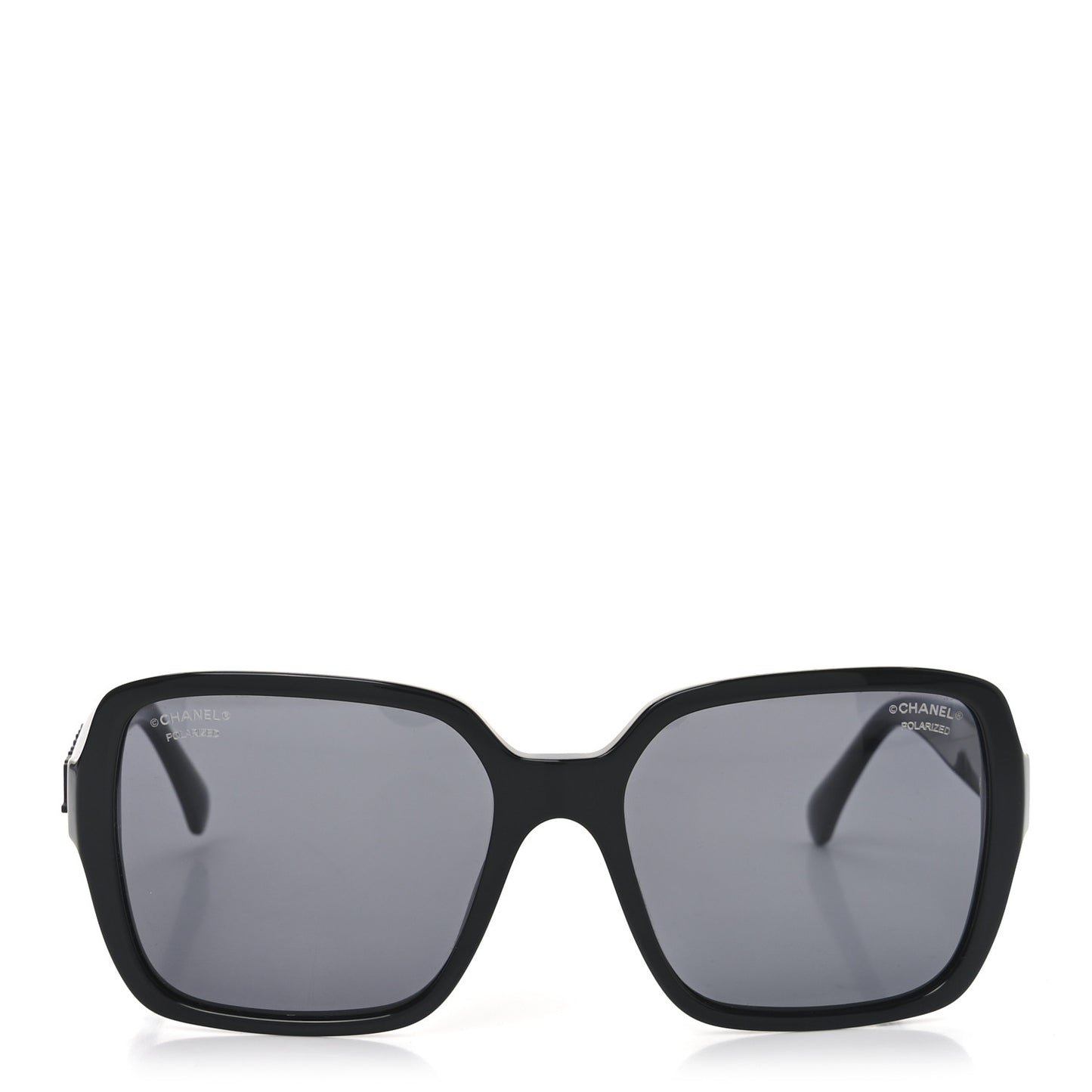 Acetate Square Sunglasses 5408 Black