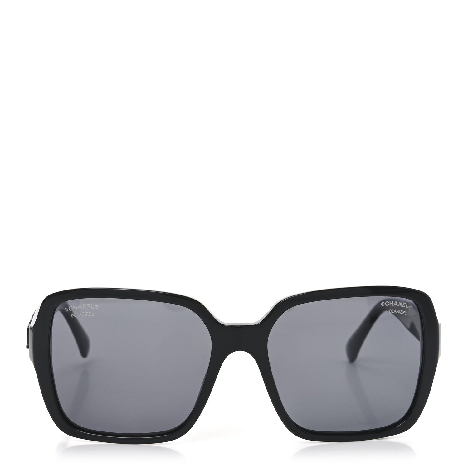 Chanel Acetate Square Sunglasses 5408 Black 2 of 7