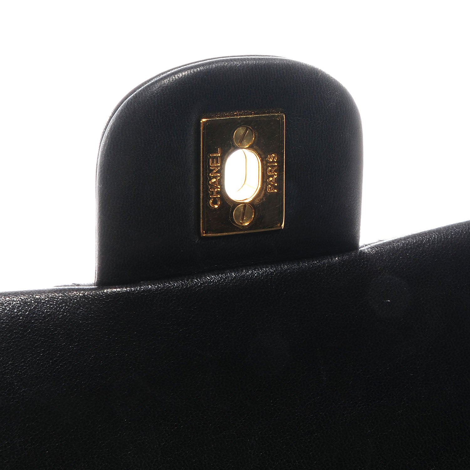 Chanel Lambskin Medium Double Flap Black 8 of 9
