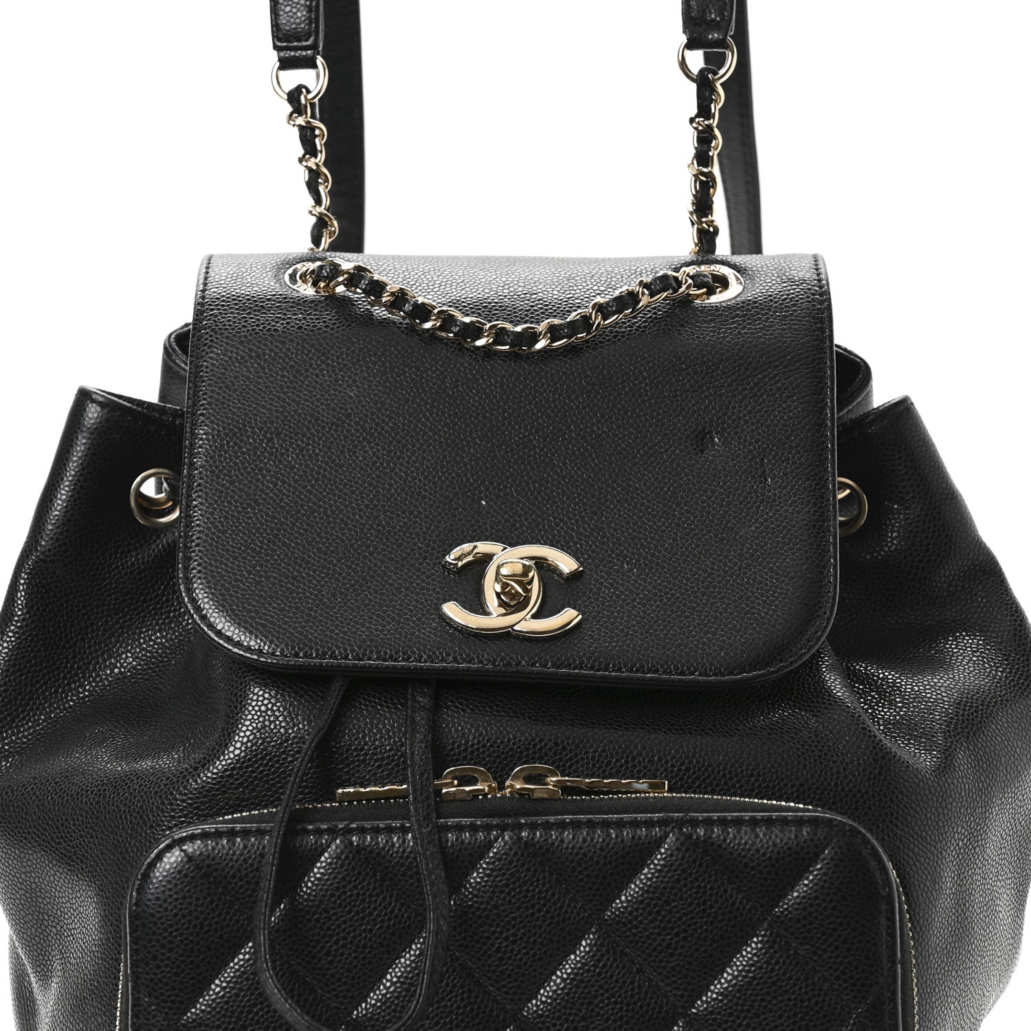 Chanel Caviar Quilted Business Affinity Backpack Black 8 of 10