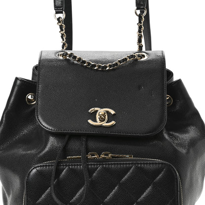 Chanel Caviar Quilted Business Affinity Backpack Black 8 of 10