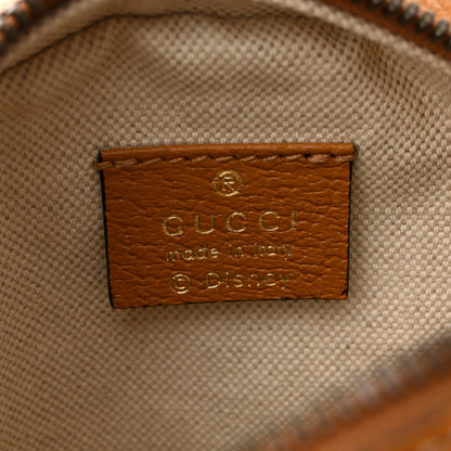 Gucci X DISNEY Mini Vintage GG Supreme Monogram Mickey Mouse Round Shoulder Bag Beige Vintage Sun Oil 6 of 12