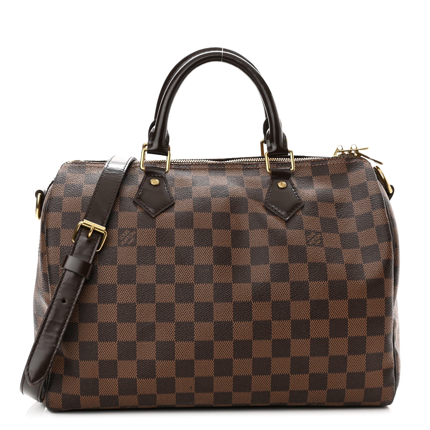 Louis Vuitton Damier Ebene Speedy Bandouliere 30 1 of 10