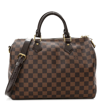 Louis Vuitton Damier Ebene Speedy Bandouliere 30 1 of 10