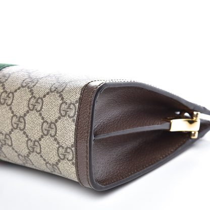 Gucci GG Supreme Monogram Web Small Ophidia Chain Shoulder Bag Brown 9 of 10