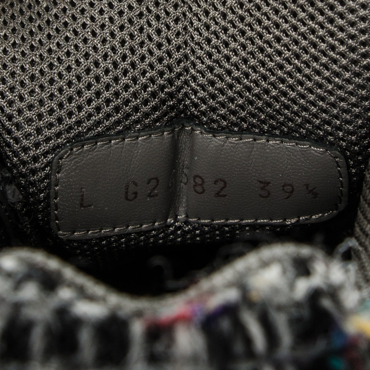 Suede Tweed Goatskin CC Sneakers 39.5 Grey Purple