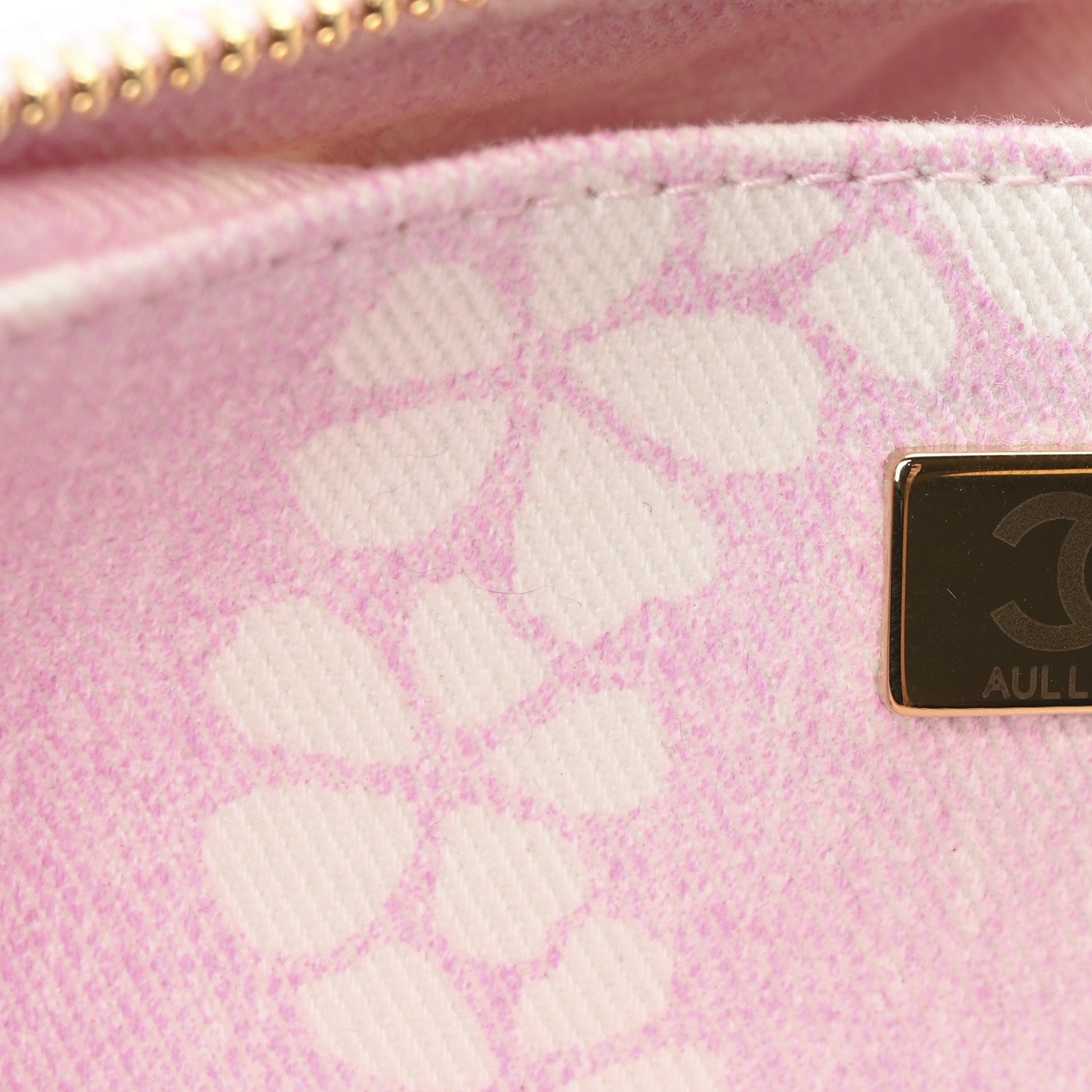 Chanel Printed Denim Quilted Large Hobo Bag Light Pink White 7 of 11