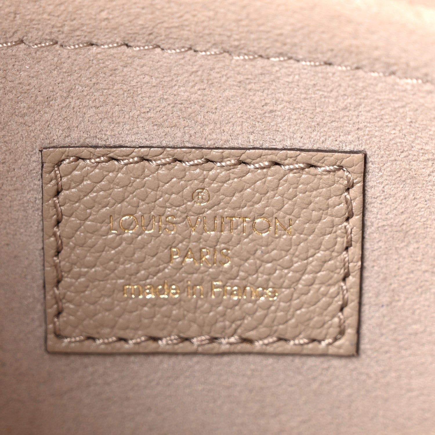 Louis Vuitton Empreinte Monogram Giant Bagatelle NM Tourterelle Creme 5 of 8